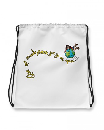 Mochila Que el mundo pare que yo me apeo