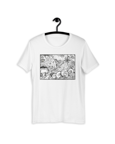 Camiseta kiribili ilustración