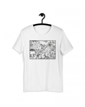 Camiseta kiribili ilustración