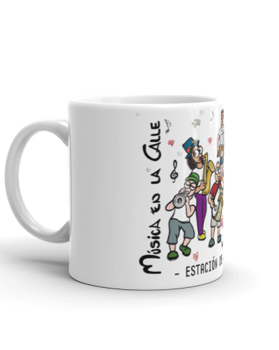 Taza música en la calle