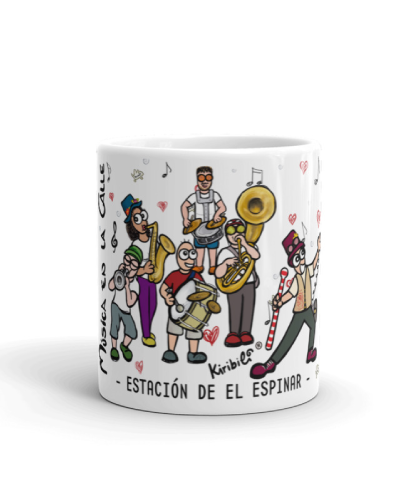 Taza música en la calle