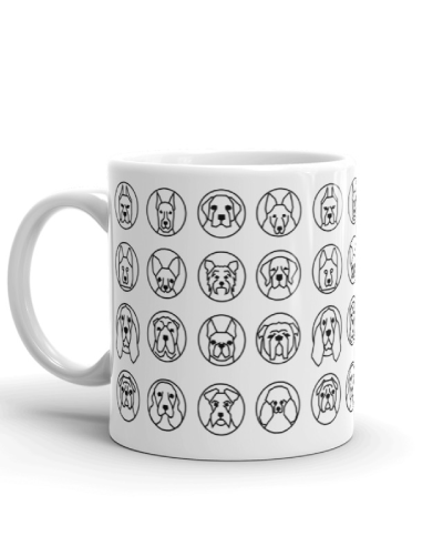 Taza perros pictos