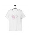 Camiseta mano rosa