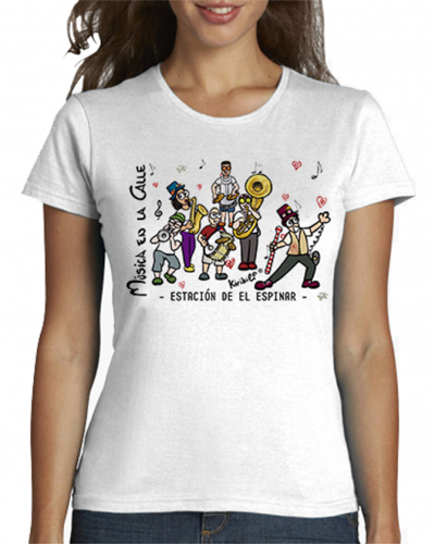 Camiseta músicos calle