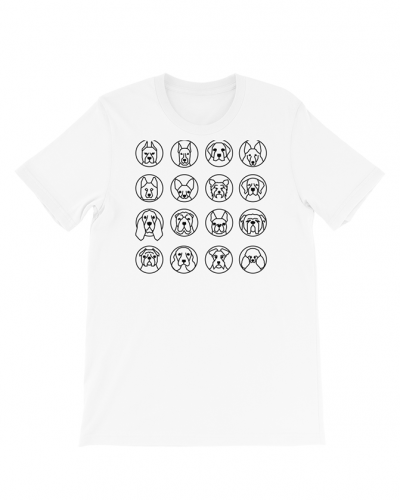 Camiseta pictos perros