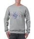 Sudadera mano azul